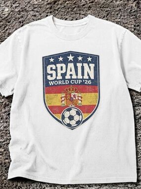 Gildan White Spain World Cup '26 Graphic Tee